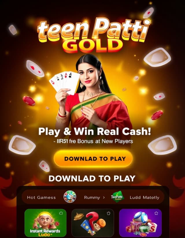 Teen Patti Gold Banner
